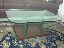 Centre Table stylish 19MM Glass