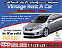Vintage Rent a Car Service