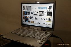 HP 2710p tablet PC