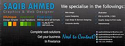 Saqib Ahmed Graphic Designer (Freelance)
