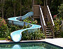 Water Slides for residential swimming pools