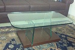 Centre Table stylish 19MM Glass