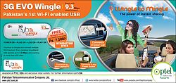 Student Package In PTCL Wingle 9.3 Mbps Speed Wi-Fi Device