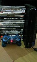 ps2 playstation2 with 80+ dvd games